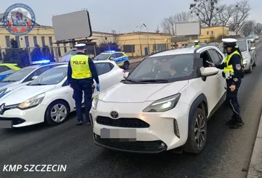 Setki kontroli w Szczecinie - kilku kierowców straciło prawo jazdy