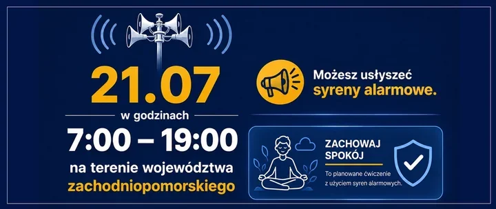 Syreny zabrzmią w regionie. To będą tylko ćwiczenia
